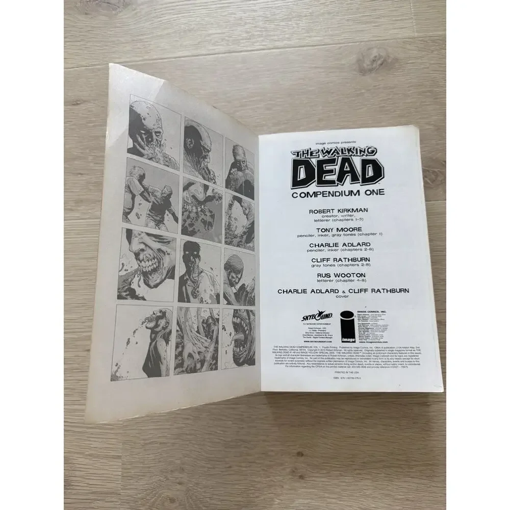 Walking Dead Compendium One Robert Kirkman Graphic Novel Comic Book